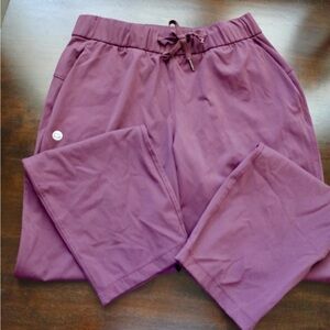 Purple joggers